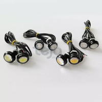 DUA PC LAMPU LED MATA ELANG EAGLE EYE 12V 23MM AKSESORIS MOTOR MOBIL