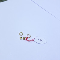 Anting bayi emas 24 karat model toge berat 1 gram untuk bayi atau anak