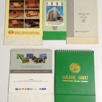 KOLEKSI SEPAKET KALENDER MEJA JADUL EDISI PERBANKAN EKSKLUSIF