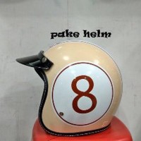HELM BMC BUDDY SNOOKER CREAM HALF FACE Murah