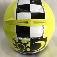HELM AGV ROSSI SELEB R8 YELLOW GO 46 K3 - official ASLI YAMAHA Diskon