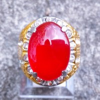 Batu Cincin Akik Darah Carnelian Elegan