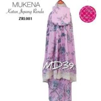 Hot sale ecer Mukena katun jepang renda rajutl. Motif batik nan anggun