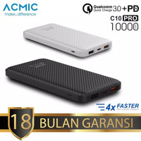 ACMIC C10 PRO PowerBank 10.000 mah Quick Charge 3.0