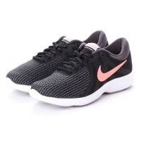 sepatu Nike Revolution 4 Black Swoosh Peach original 100%