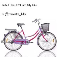 United Class X City Bike Sepeda Mini 24 inch