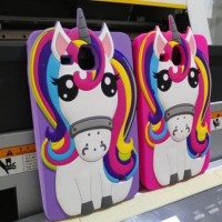 JUAL SILICON CASING SOFTCASE 3D SAMSUNG TAB 3V / TAB 3 LITE LIMITED