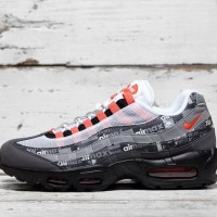 Sepatu Sneakers Nike original x atmos Air Max 95 black red AQ0925002