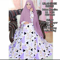 GAMIS SET SYARI BAHAN MONALISA KHIMAR CERUTI