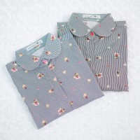 Kemeja unshabby LINE BLACK/BLUE