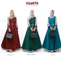 RENATA DRESS Baju muslim Baju wanita Gamis SHOFIYA