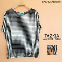Baju Hamil Big Size Jumbo Atasan Kaos Hamil Dan Menyusui Tazkia