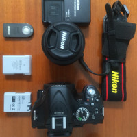 DSLR KAMERA NIKON D5200 + LENSA