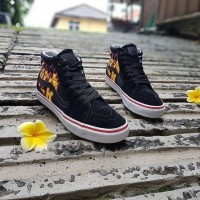 BEST Vans sk8 thrasher sepatu couple sepatu running sepatu fitness