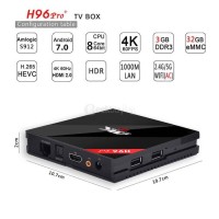 PALING LAKU Android 7 1 Android TV Box H96 Pro Plus Ram 3GB Rom 32GB