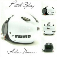 SALE HELM BOGO RETRO SNI JPN MOMO PUTIH GLOSY JUAL