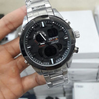 JAM TANGAN DISTRO REMAJA COWO CASIO G-SHOCK EDIFICE INFINITY SILVER