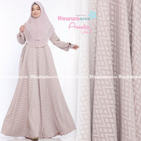 Gamis Syari Polos Babydoll Uragiri Anuska 3 Original by Hawwa Aiwa