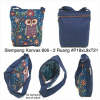 Jual Tas selempang mini import / tas kanvas / tas thailand gajah owl Murah