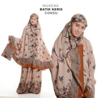 Jual MUKENA KOLEKSI TERBARU MUKENA DEWASA BATIK KERIS Murah