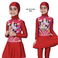 Baju Renang Anak SD Perempuan Edora Muslimah ML TG G 035