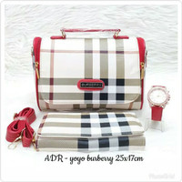 TAS YOYO BURBERRY/TAS PAKET 3 IN 1