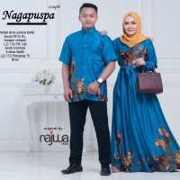baju muslim syari lebaran couple sarimbitan batik ayah ibu anak