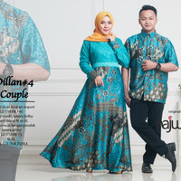 baju lebaran couple sarimbitan batik muslim syari ayah ibu dan anak