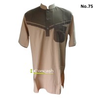 Baju koko pria / Gamis pakistan Linen / Cream