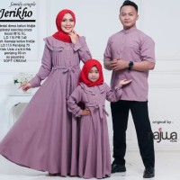 PROMO SPESIAL Baju gamis dan kemeja ibu anak ayah jerikho couple