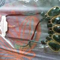 Kalung necklace batu hitam motif murah fashion aksesoris