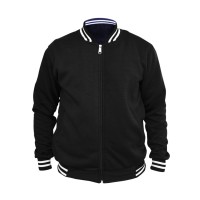 Jaket Sweater Pria HARGA GROSIR Jaket Baseball Varsity Polos Black
