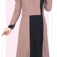 Baju Muslim Koko Pakistan Gamis Dress Casual Wanita Pria Anak Cream