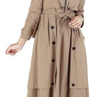 Baju Muslim Koko Pakistan Gamis Dress Casual Wanita Pria Anak Coklat