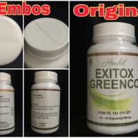 GREENCO EXITOX Green Coffee Bean Capsule Obat Pelangsing Diet Hendel