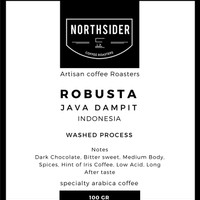 Jual BIJI KOPI FINE ROBUSTA DAMPIT - 100GR NORTHSIDER COFFEE Murah
