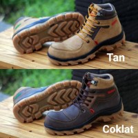 jkAANT New Sepatu Boots Safety KICKERS ROCKY Proyek Worksafe Steel Toe