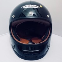helm zeus cakil 816 816C black retro harley jadul klasik robot M L X