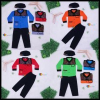 EKSKLUSIF BAJU KOKO ANAK UK. 7-8 TH / MUSLIM SETELAN LAKI PENDEK