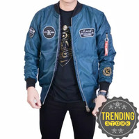 Jaket Bomber Pilot | Unisex | Retro | Premium | Tosca