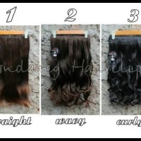 BEST SELLER!! HAIRCLIP BIGLAYER / HAIR CLIP - HITAM