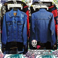 PROMO jaket jeans jaket sobek jaket ripped jaket levis jaket pria dan