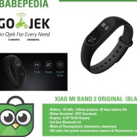PROMO SMART WATCH XIAOMI MI BAND 2 OLED DISPLAY ORIGINAL JAM KESEHATAN
