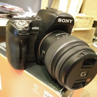 kamera sony a500 alpha dslr ngga pake mahal