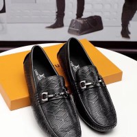 Jual sepatu kulit loafer lv louis vuitton leather shoes kw mirror 1:1