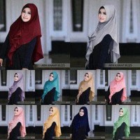 Jilbab Instan Mini Pad Antem Khimar Bilqis Bubblepop Warna Dusty