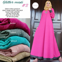 Glitter maxi 2 dress hijab by Maritza