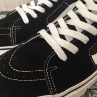 Vans Classic Sk8 Black White Klasik Tinggi Skate Hitam Putih Sepatu