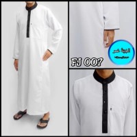 TERLARIS baju gamis putih pria - jubah pria dewasa - baju muslim pria
