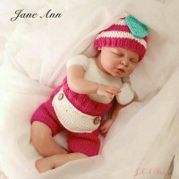Jual Kostum Halloween Kostum rajut foto bayi setelan girls #Topi Love Murah